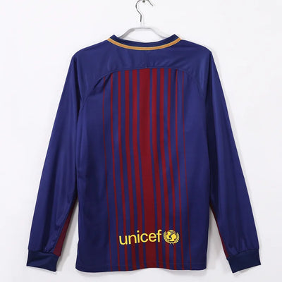 2017/18 Barcelona Home Retro Long Sleeve Shirt -