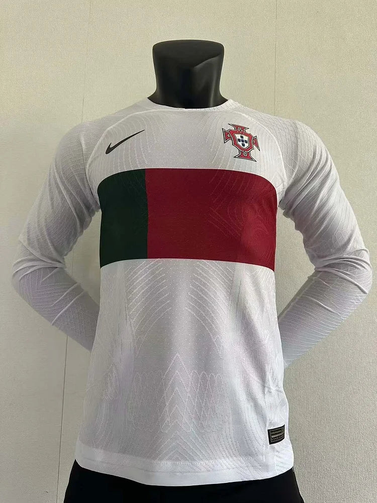 2022 Portugal Away Long Sleeve Jersey - Player Version