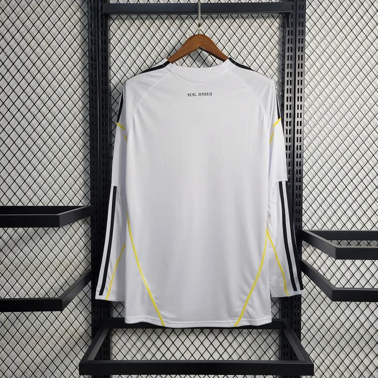 2009/10 Real Madrid Home Long Sleeve Retro Shirt
