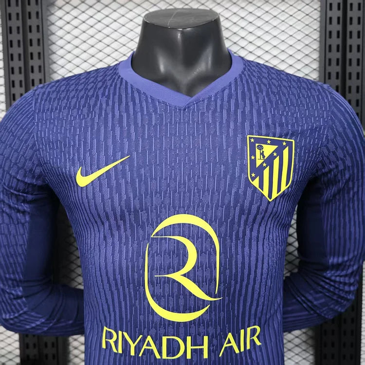 2025/2026 Atletico Madrid Away Long Sleeve Player Version