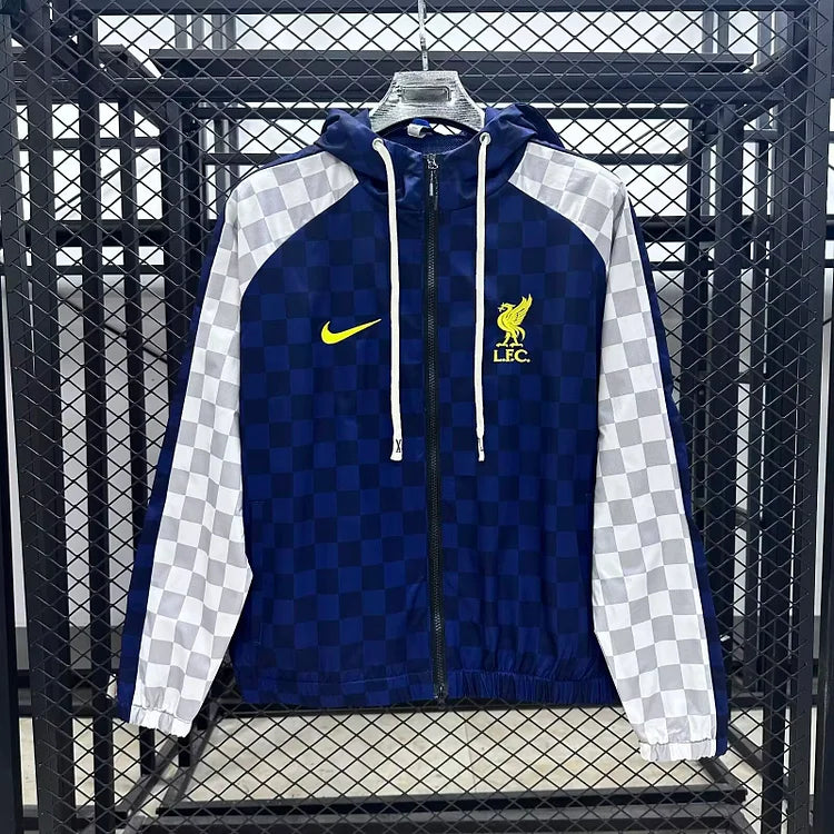 2025/2026 Liverpool Hooded Waterproof Windbreaker