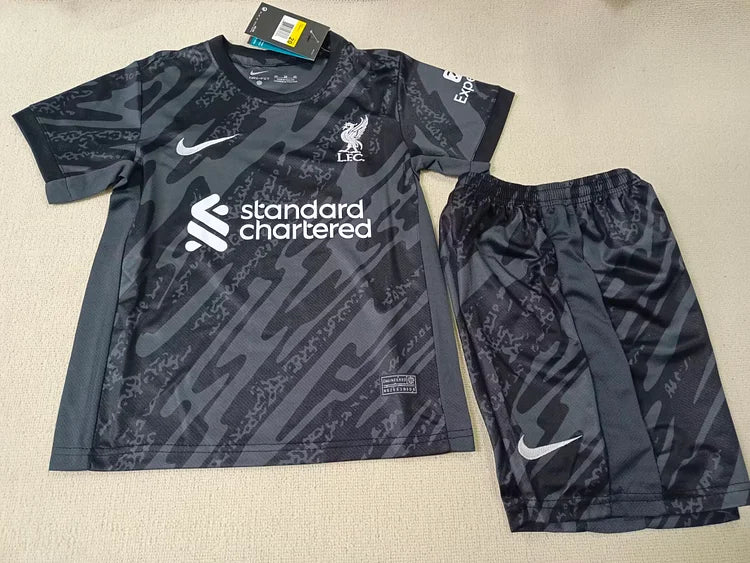 2024/25 Liverpool Children'S Black Goalkeeper Jersey