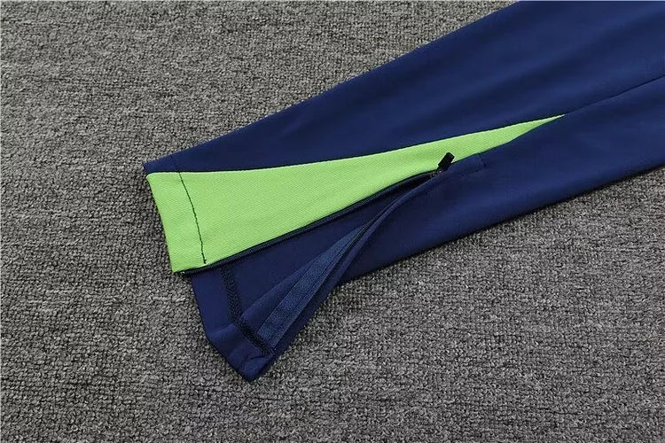 2024/25 Brazil Half Zip Training Jersey Green