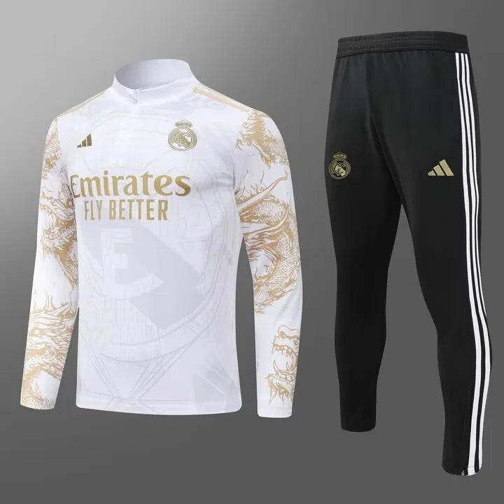 2024/25 Real Madrid Black Casual Sweater