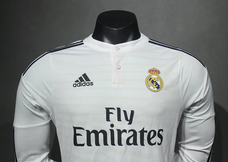 2014/15 Real Madrid Home Shirt - Long Sleeve - Player Edition