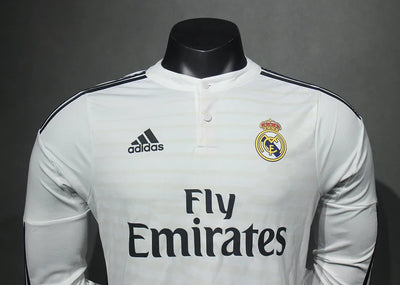 2014/15 Real Madrid Home Shirt - Long Sleeve - Player Edition