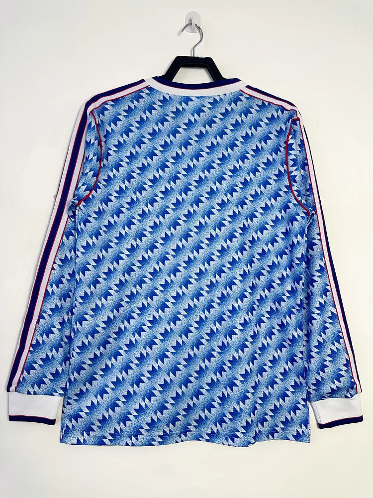 1990/92 Manchester United Away Long Sleeve Retro Shirt