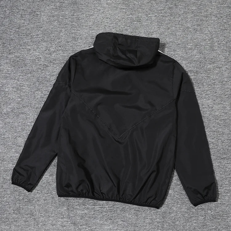 25/26 Juventus Black Windbreaker Jacket