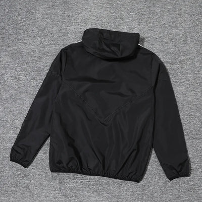 25/26 Juventus Black Windbreaker Jacket