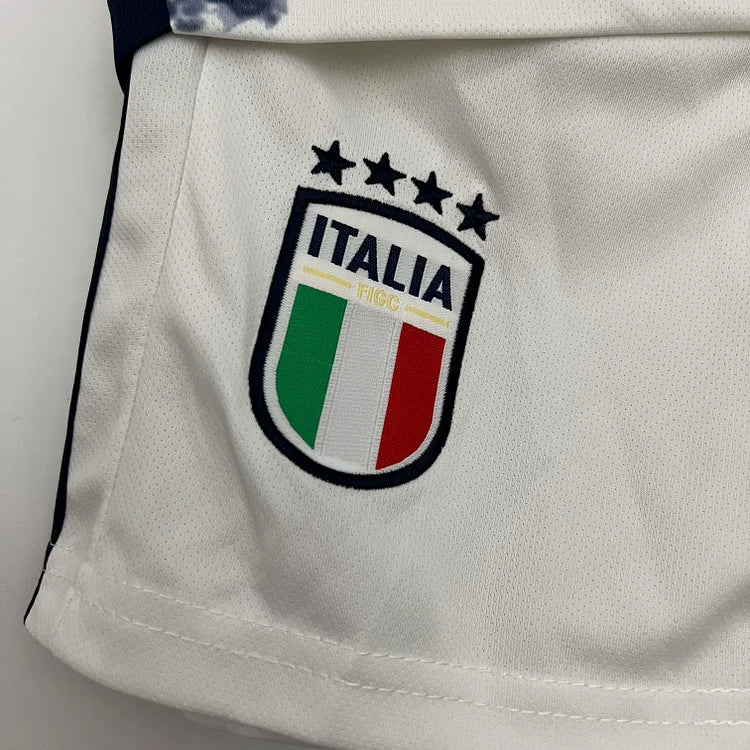 2023 Italy Away Soccer Shirt Kids Size