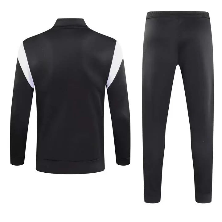 2023/2024 Ac Milan Long Zipped Jacket Black Soccer Jersey
