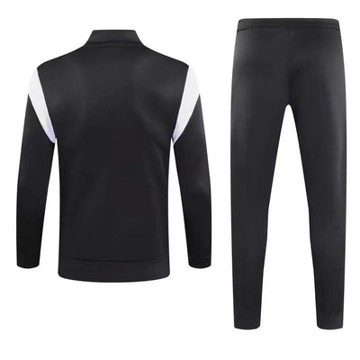 2023/2024 Ac Milan Long Zipped Jacket Black Soccer Jersey