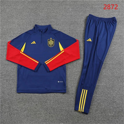 2022/23 Spain Long Sleeve Half Zip Training Kit