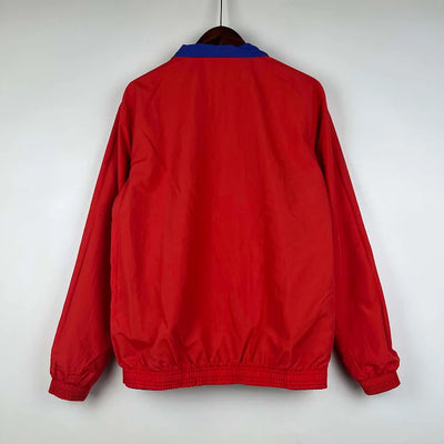 2023-2024 Juventus Reversible Windbreaker(Blue-red)Soccer Jersey