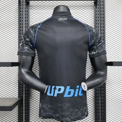 2023/2024 Player Version Napoli Halloween Special Edition Black Soccer Jersey