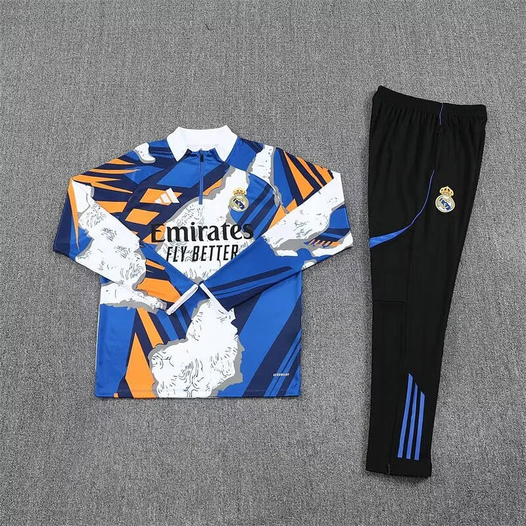 2025/2026 Real Madrid Camouflage Long-Sleeved Training Suit