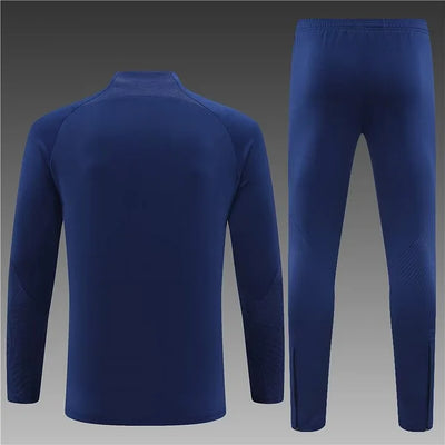 2023/24 Paris Half Pull Training Wear Royal Blue Suit