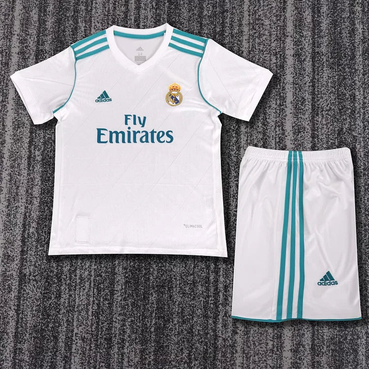 2017/18 Real Madrid Home Jersey - Kids Kit