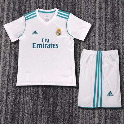 2017/18 Real Madrid Home Jersey - Kids Kit
