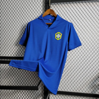 1957/1962 Brazil away blue retro jersey