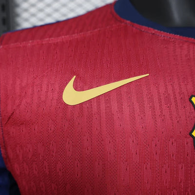 2024/2025 Barcelona Home Players Long Sleeve Joint Model