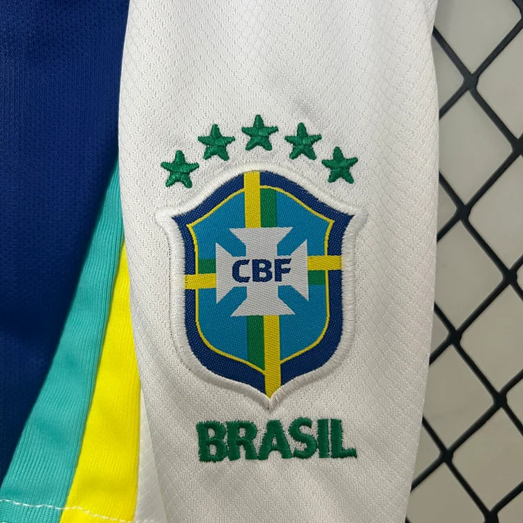 2024/25 Brazil Away Jersey - Kids Kit