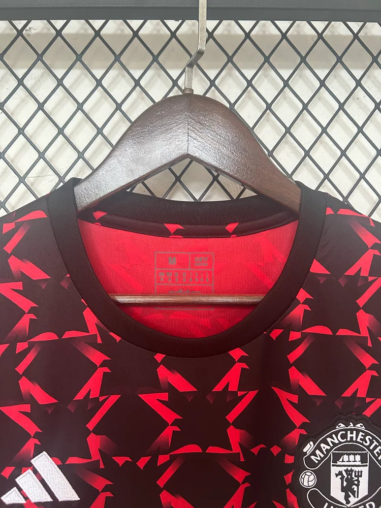 2024/25 Manchester United Red Pre-Match Training Wear