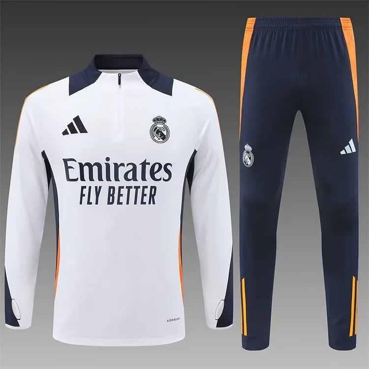 2024/2025 Real Madrid Half-Zip Training Suit