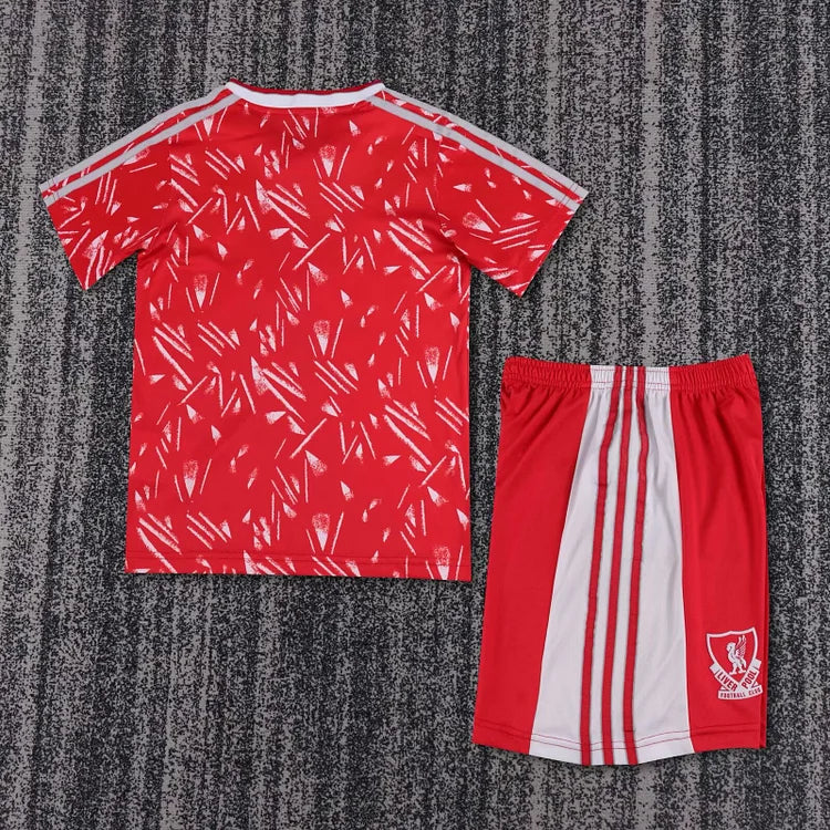 1989/91 Liverpool Home Retro - Kids Kit