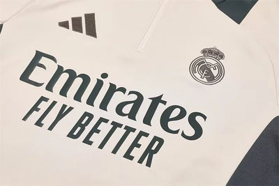 2024/25 Real Madrid Dark Grey Long Sleeve Training Kit