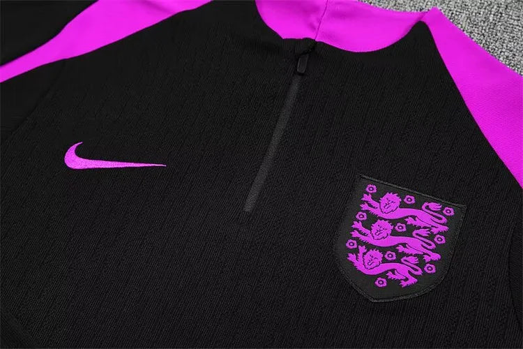 2025/2026 England Black Long Sleeve Training Shirt -