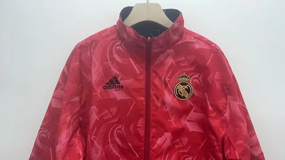 Real Madrid red windbreaker