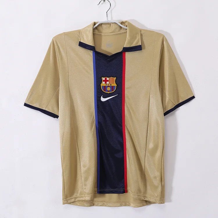 2001/02 Barcelona Away Retro Jersey