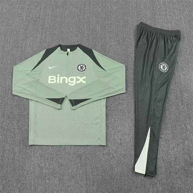 2025/2026 Chelsea Light Green Long Sleeve Training Suit