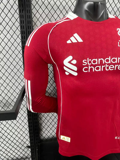 25/26 Liverpool home long sleeve player version