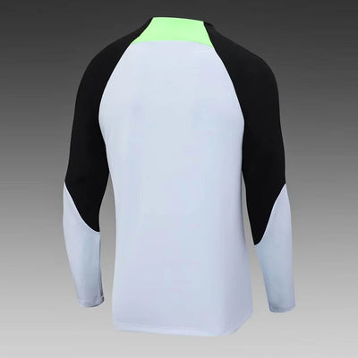 2023/24 Liverpool Half-zip training suit grey jersey