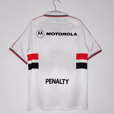 2000 season Sao Paulo home retro jersey lapel