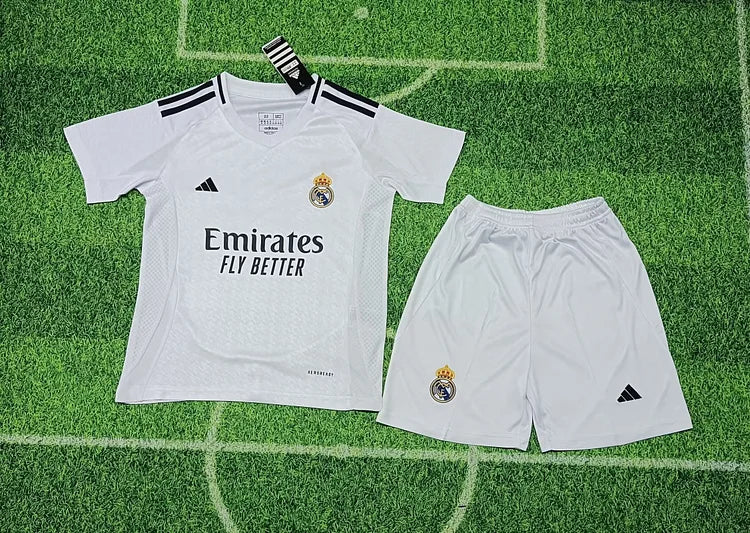 2024/25 Real Madrid Home - Kids Kit.