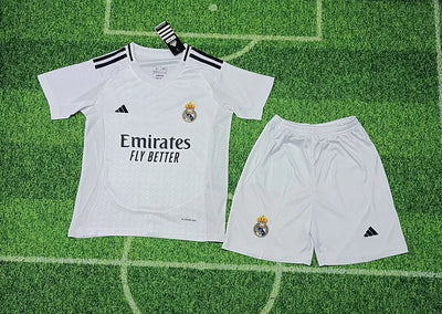 2024/25 Real Madrid Home - Kids Kit.