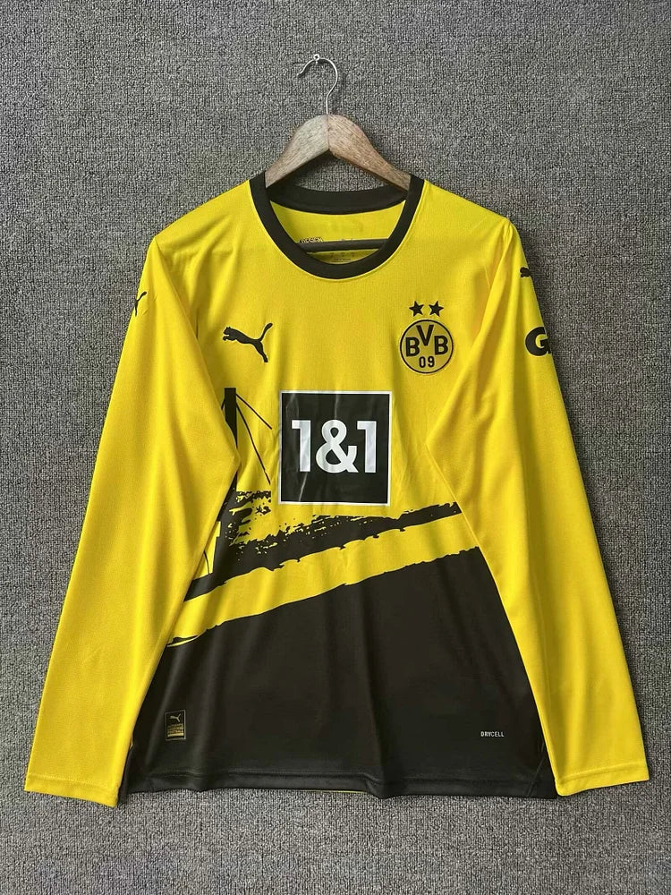 2023 / 2024 Long Sleeve Dortmund Hone Football Shirt