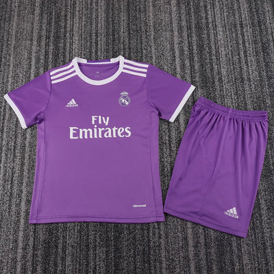 2016/17 Real Madrid Away Retro - Kids Kit