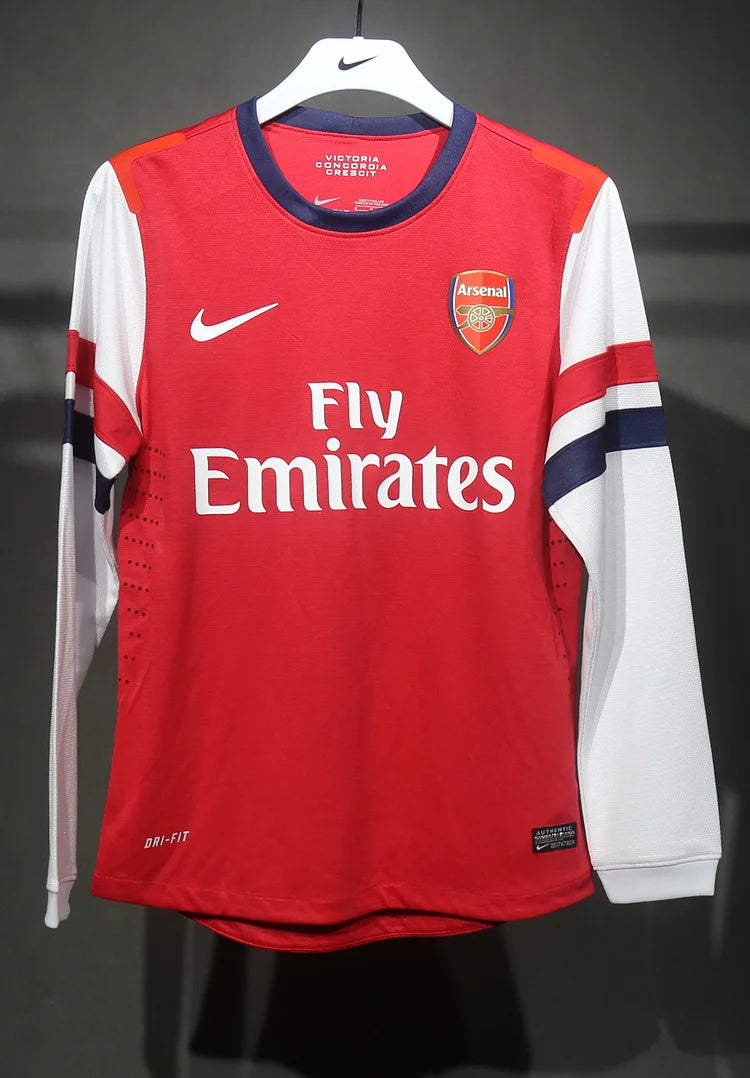 2012/13 Arsenal Home Long Sleeve Shirt - Players