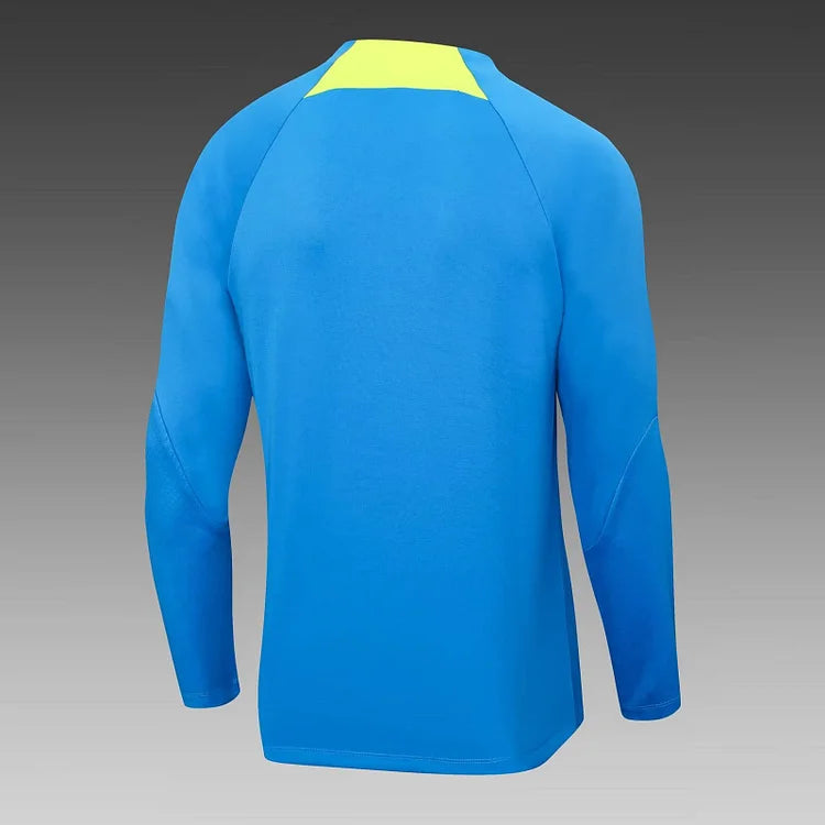 2023/2024 América Half-Pull Training Suit Blue Football Shirt