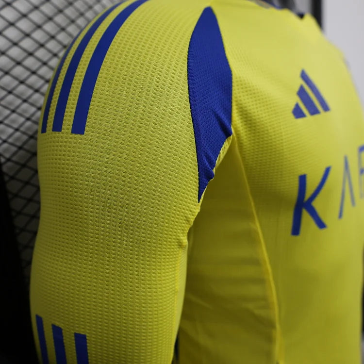 2024/25 Riyadh Victory Home long sleeve jersey. -Player version