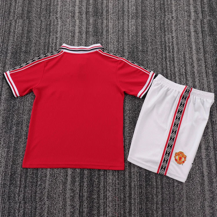 1998/99 Manchester United Home Retro - Kids' Kit