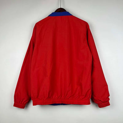 2023-2024 Flamengo CasuaI Reversible Windbreaker(Blue-red)Soccer Jersey