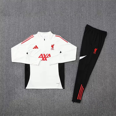 2025/2026 Liverpool White Long-Sleeved Training Suit