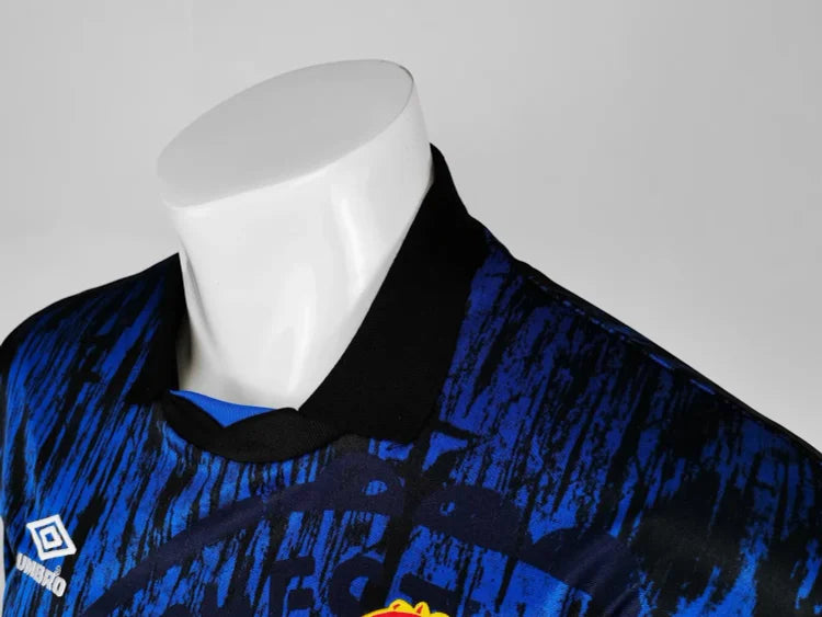 1992/93 Manchester United Away Long Sleeve Retro Jersey
