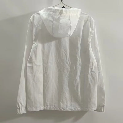 2025 Portugal White Hooded Windbreaker