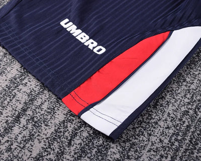 1998 England Retro Home Shirt - Kids Kit